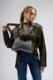 Lucky Bees Bolso Bandolera Gris y Negro